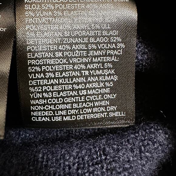 NWT H&M Womens Wool Blend Button Cardigan Blue Size XS Neutral Minimalist Preppy - Picture 9 of 9